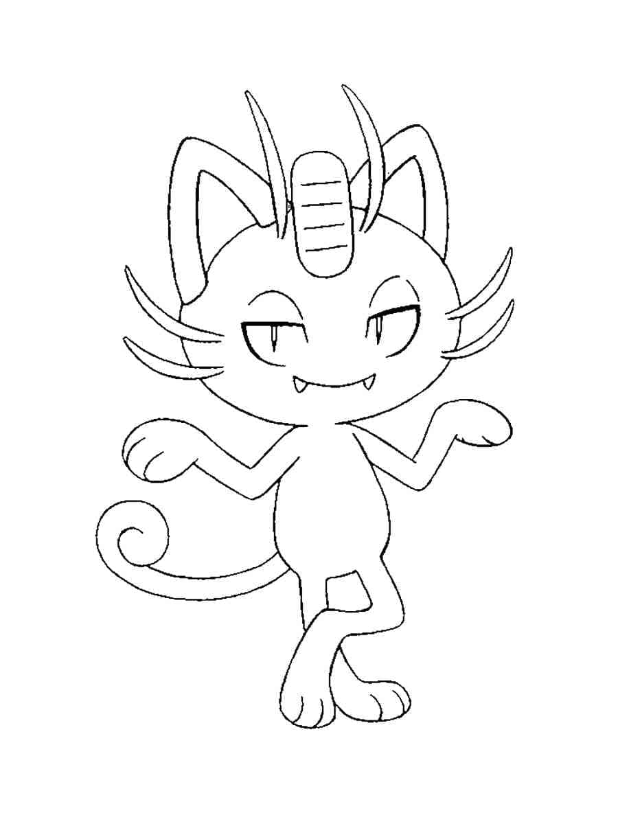 Miaouss Souriant Coloriage Miaouss Souriant