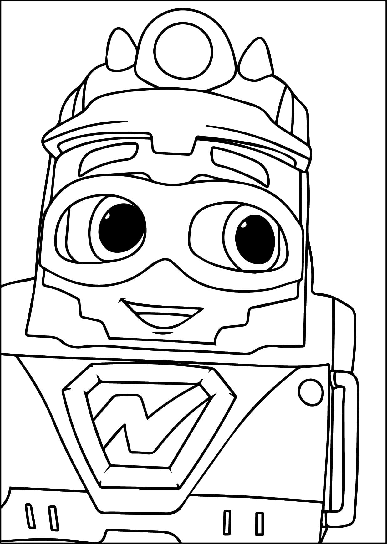 Coloriage Mighty Express Gratuit