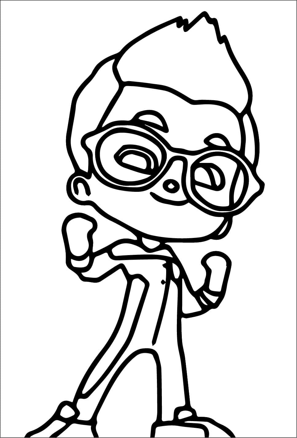 Coloriage Nico Mighty Express