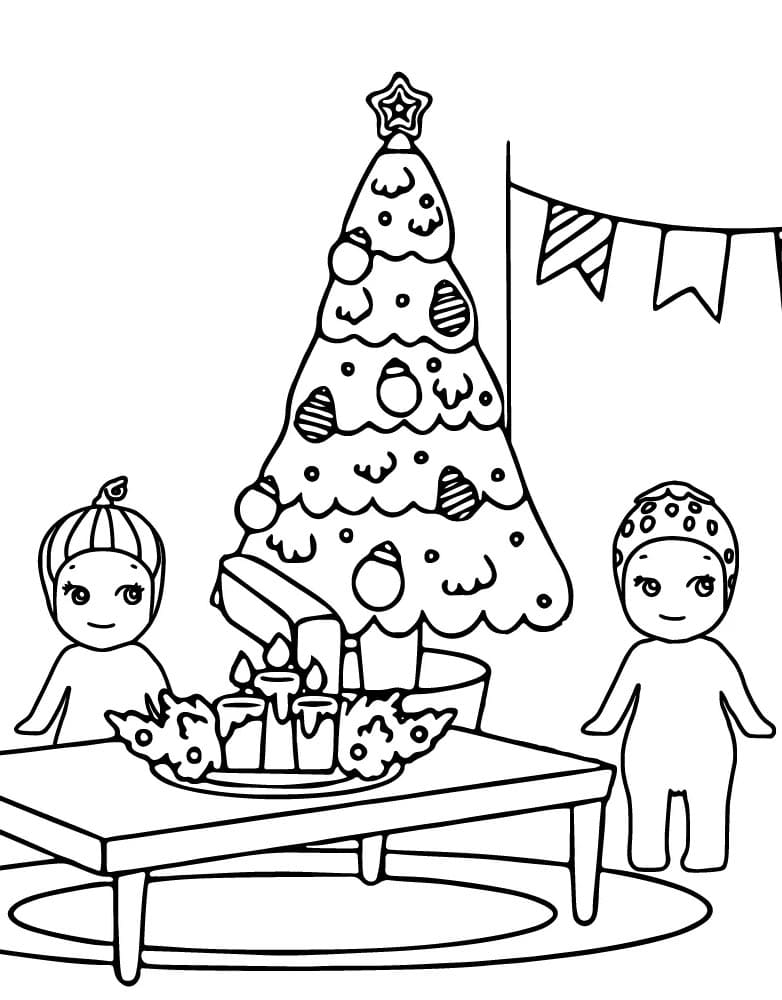 Coloriage Sonny Angel Imprimable Gratuit Pour les Enfants