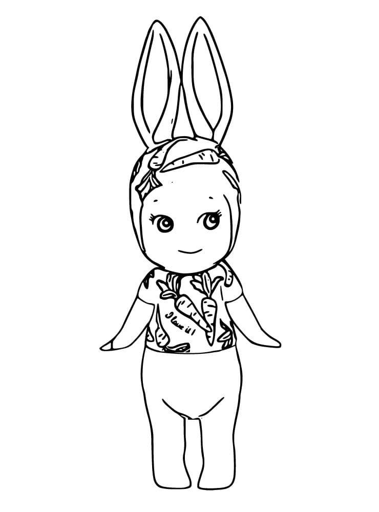 Coloriage Sonny Angel Imprimable Pour les Enfants