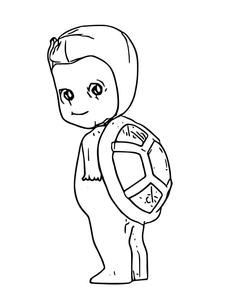 Coloriage Sonny Angel Mignonne