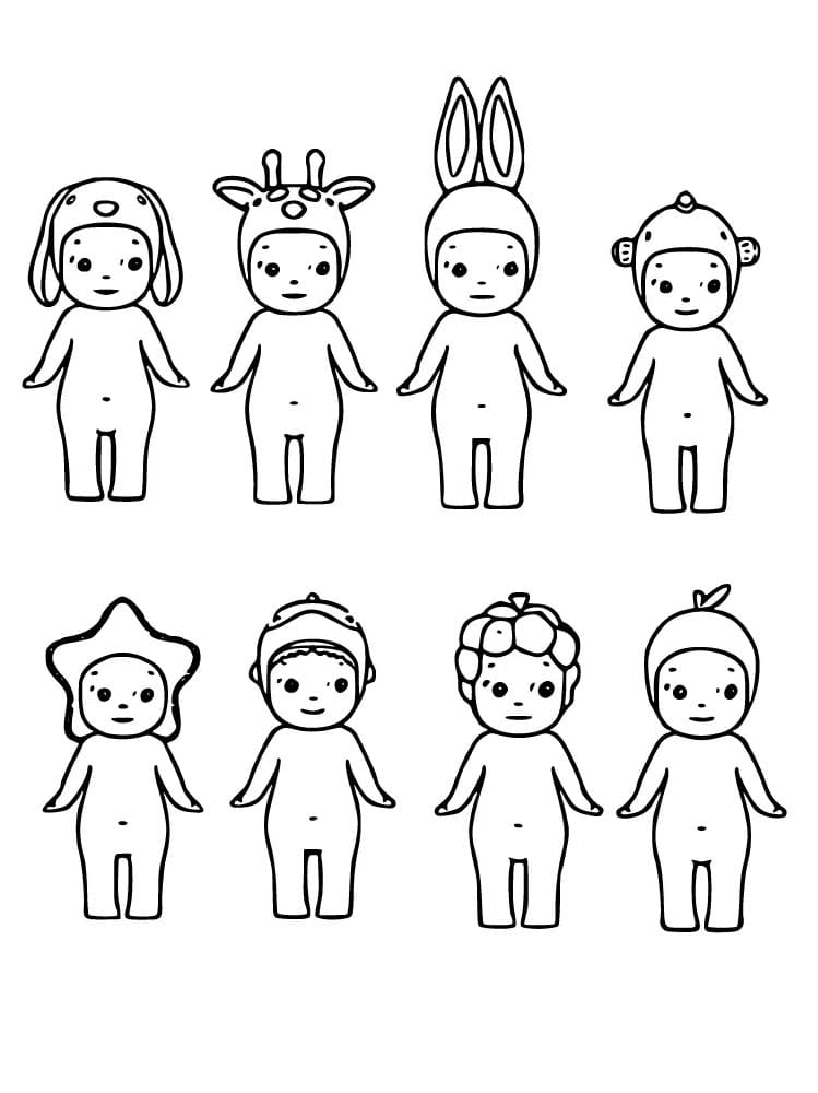 Coloriage Sonny Angel Pour Enfants