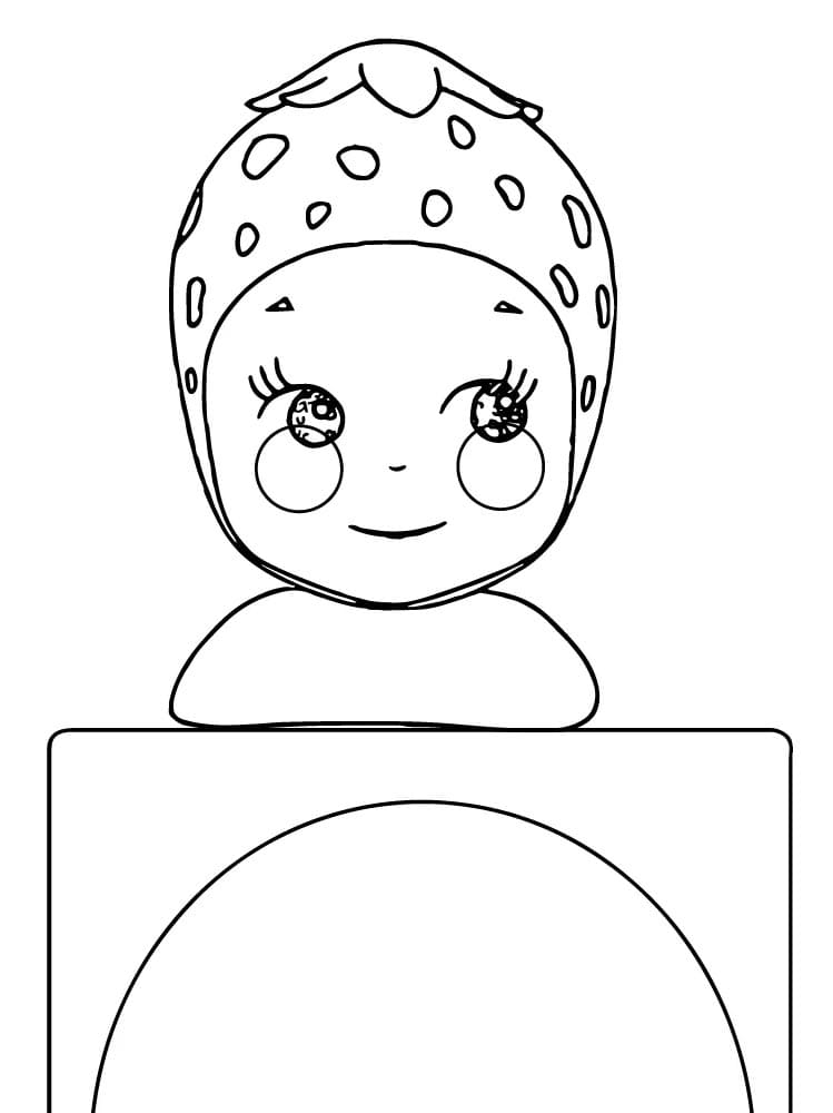 Coloriage Sonny Angel Pour les Enfants de 1 An