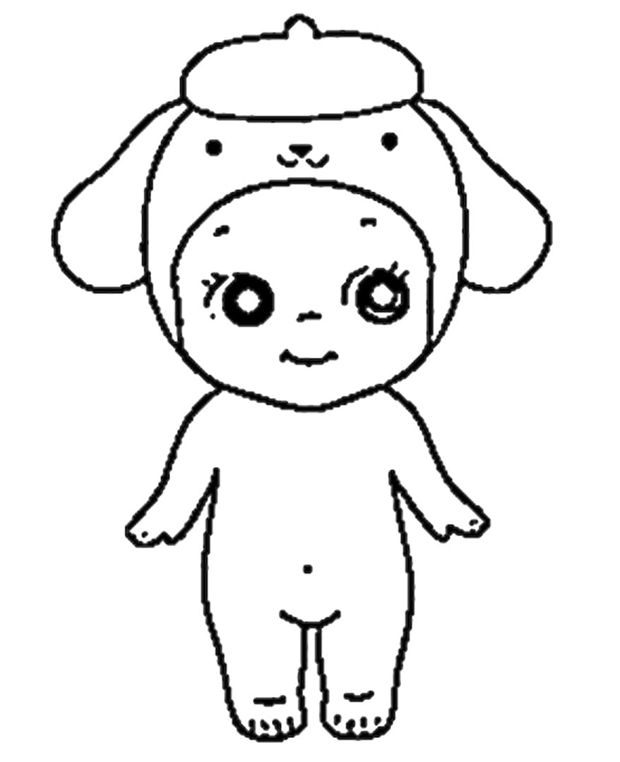 Coloriage Sonny Angel Pour les Enfants de 6 Ans