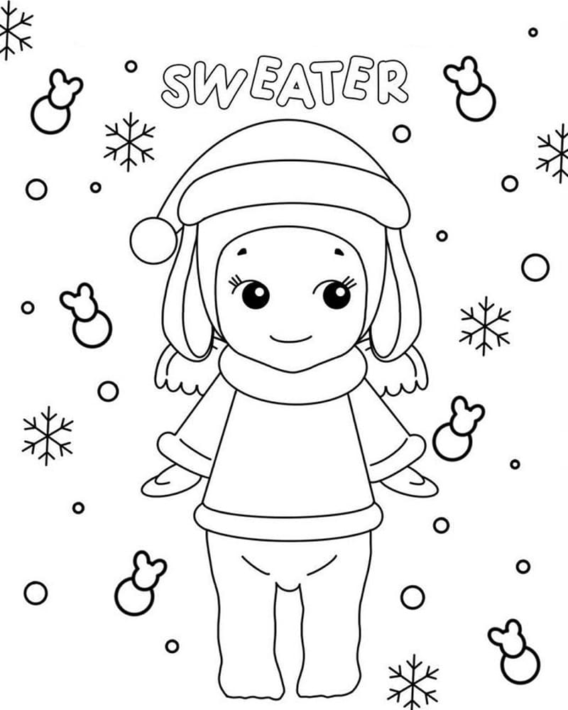 Coloriage Sonny Angel Pour les Enfants