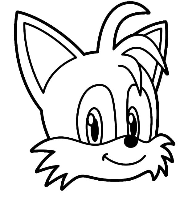 Coloriage Tails Gratuit Pour les Enfants