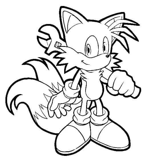 Coloriage Tails Pour Enfants