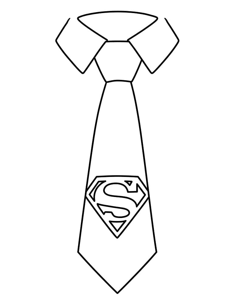 Coloriage Une Cravate