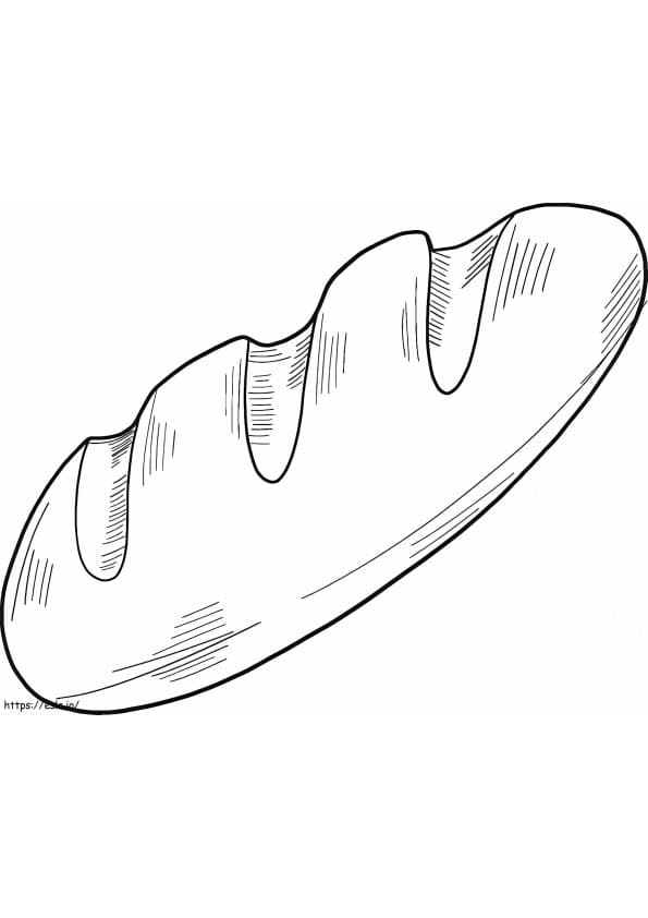 Coloriage Dessin de Baguette Gratuit