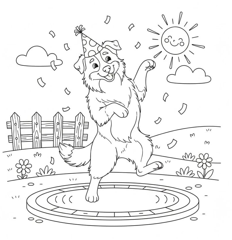 Coloriage Dessin de Berger Australien