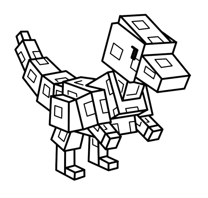 Coloriage Dinosaure dans Grow a Garden