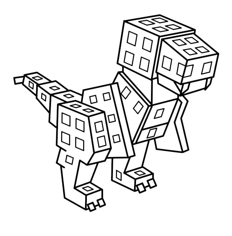 Coloriage Dinosaure de Grow a Garden