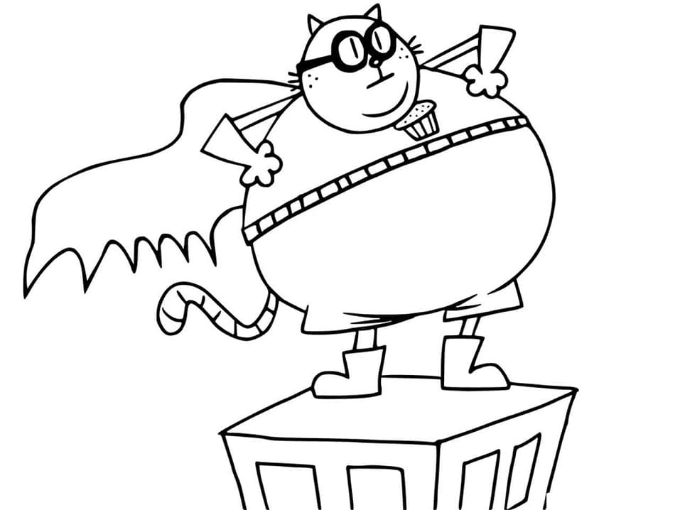 Coloriage Dog Man Imprimable Gratuit