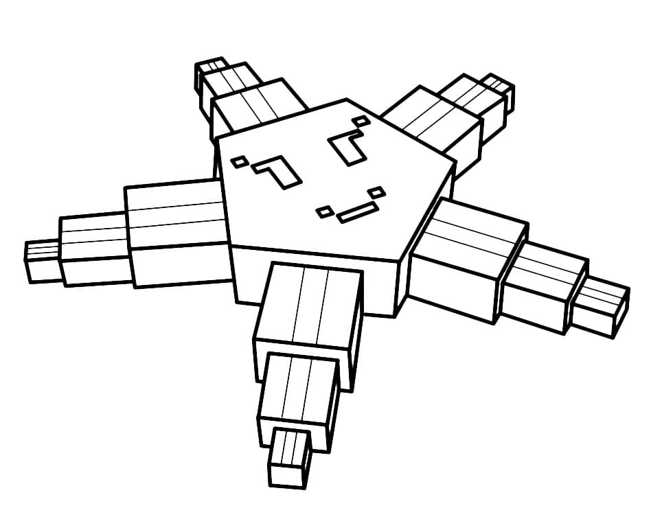 Coloriage Étoile de mer Grow a Garden