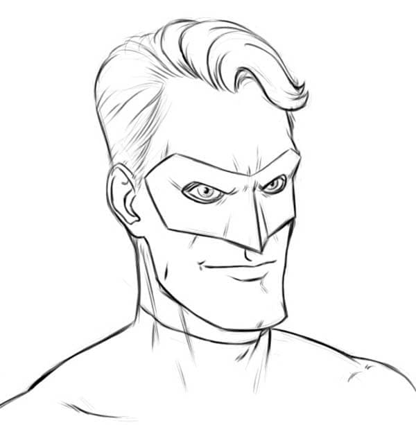 Coloriage Green Lantern dans DC Comics