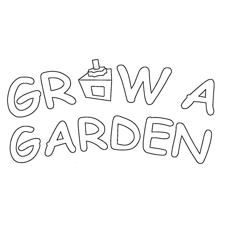 Coloriage Grow a Garden Imprimable Pour les Enfants