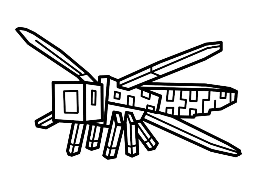 Coloriage Libellule de Grow a Garden