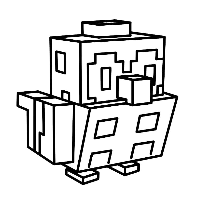 Coloriage Poussin de Grow a Garden