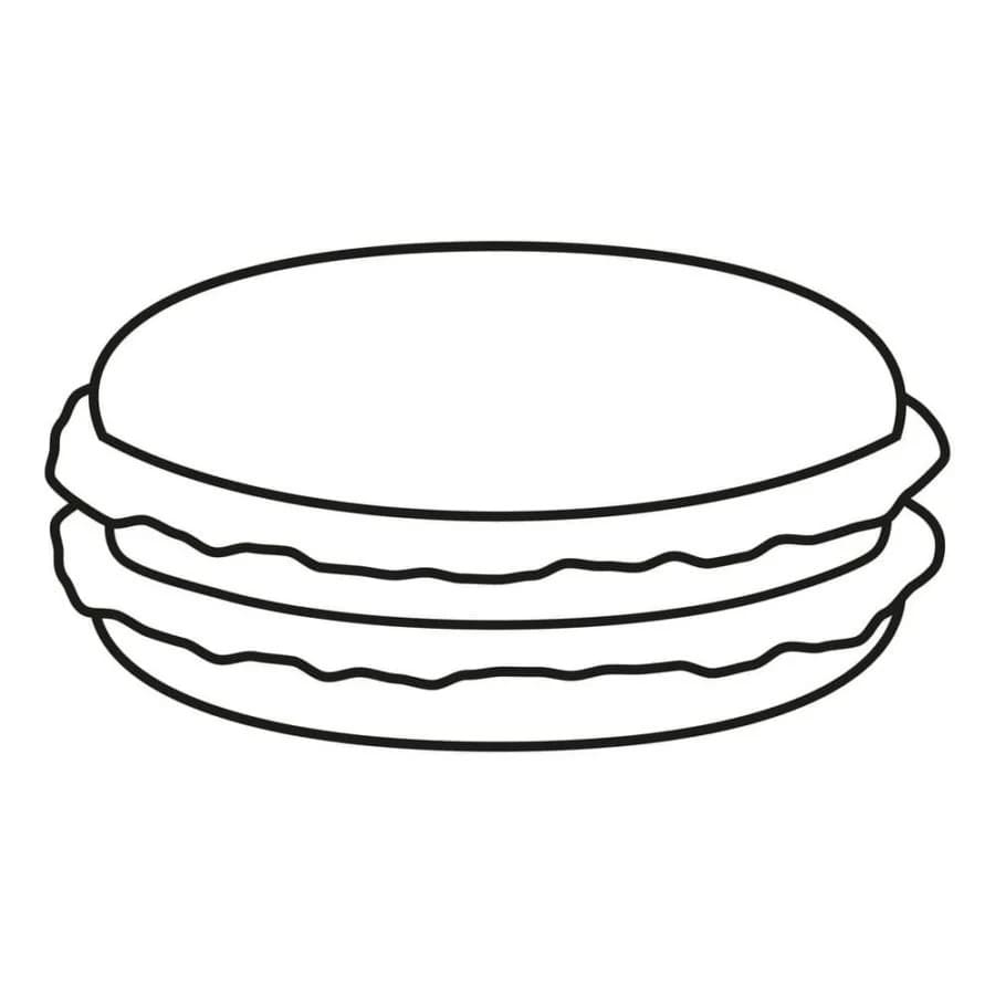Coloriage Un Macaron