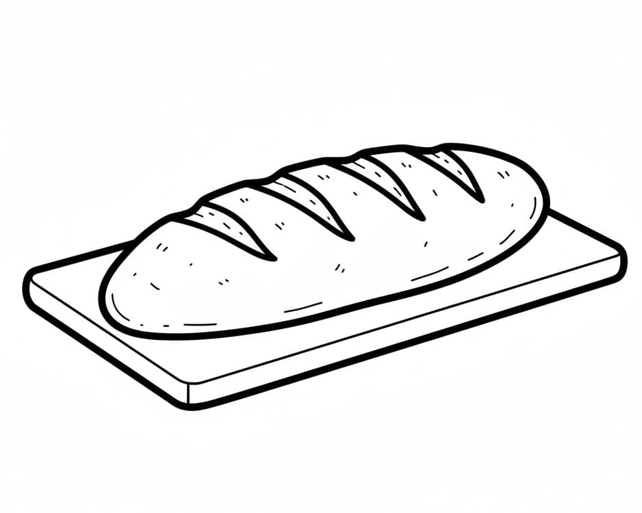 Coloriage Une Baguette