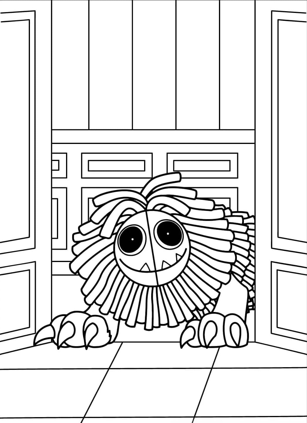 Coloriage Yarnaby adorable