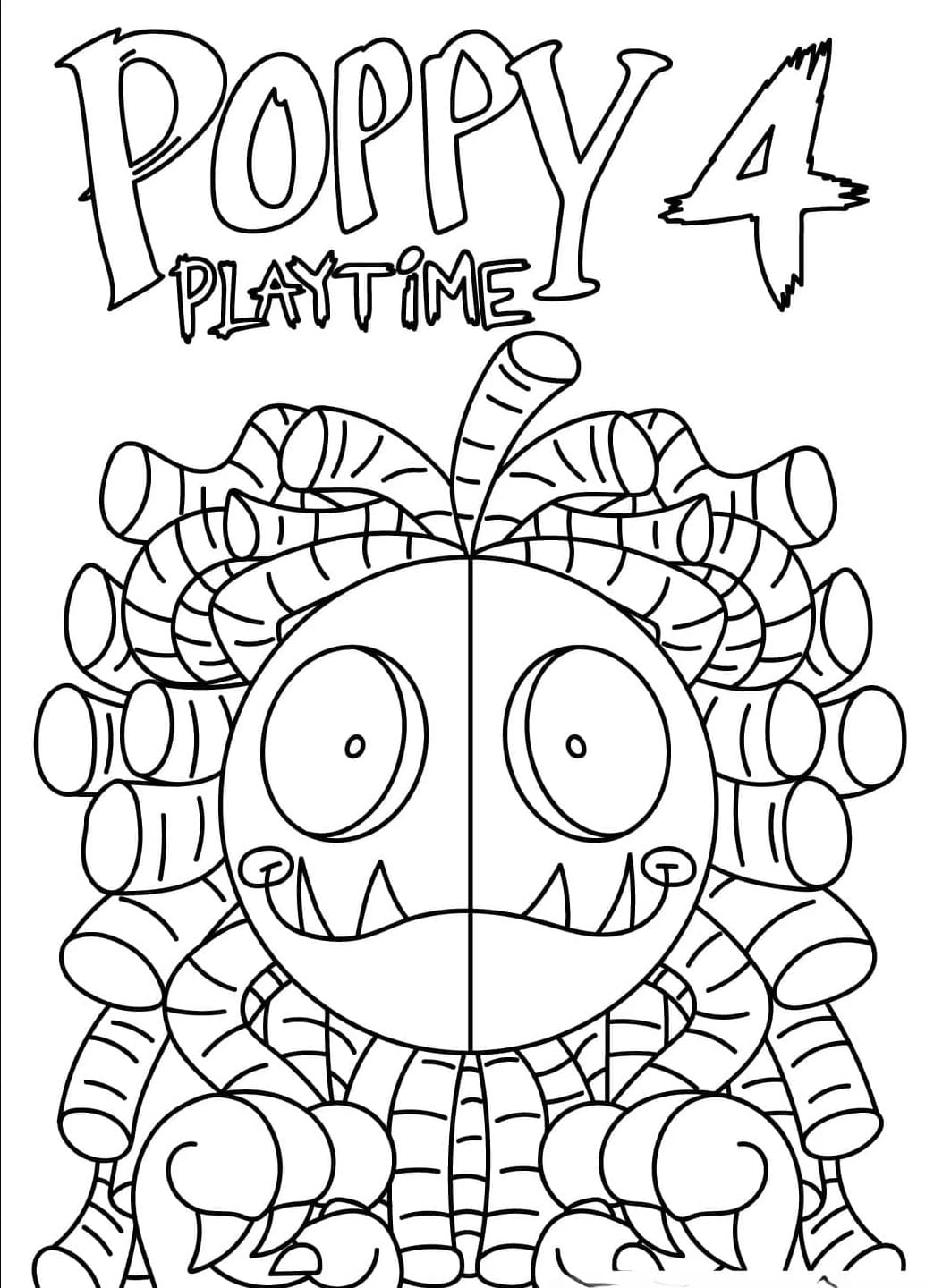 Coloriage Yarnaby dans Poppy Playtime 4