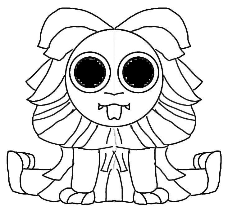 Coloriage Yarnaby dans Poppy Playtime