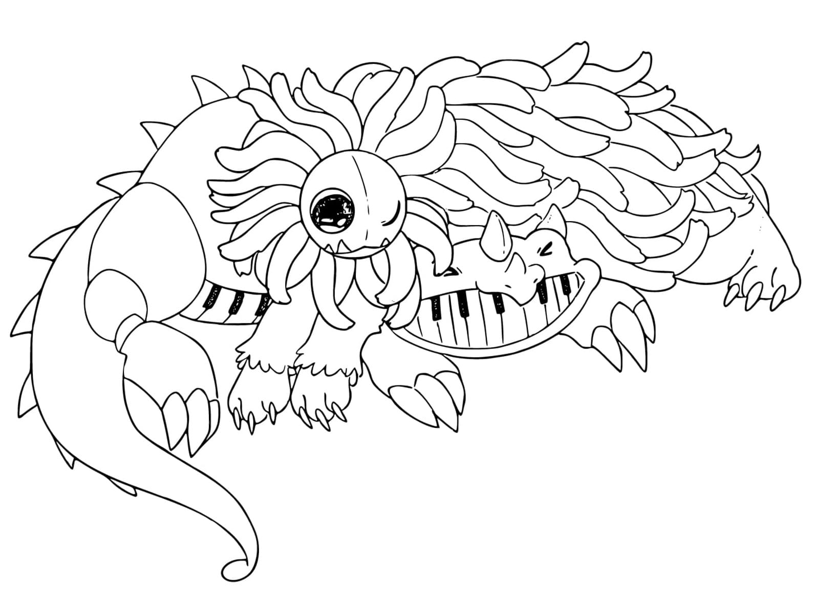 Coloriage Yarnaby de Poppy Playtime 4
