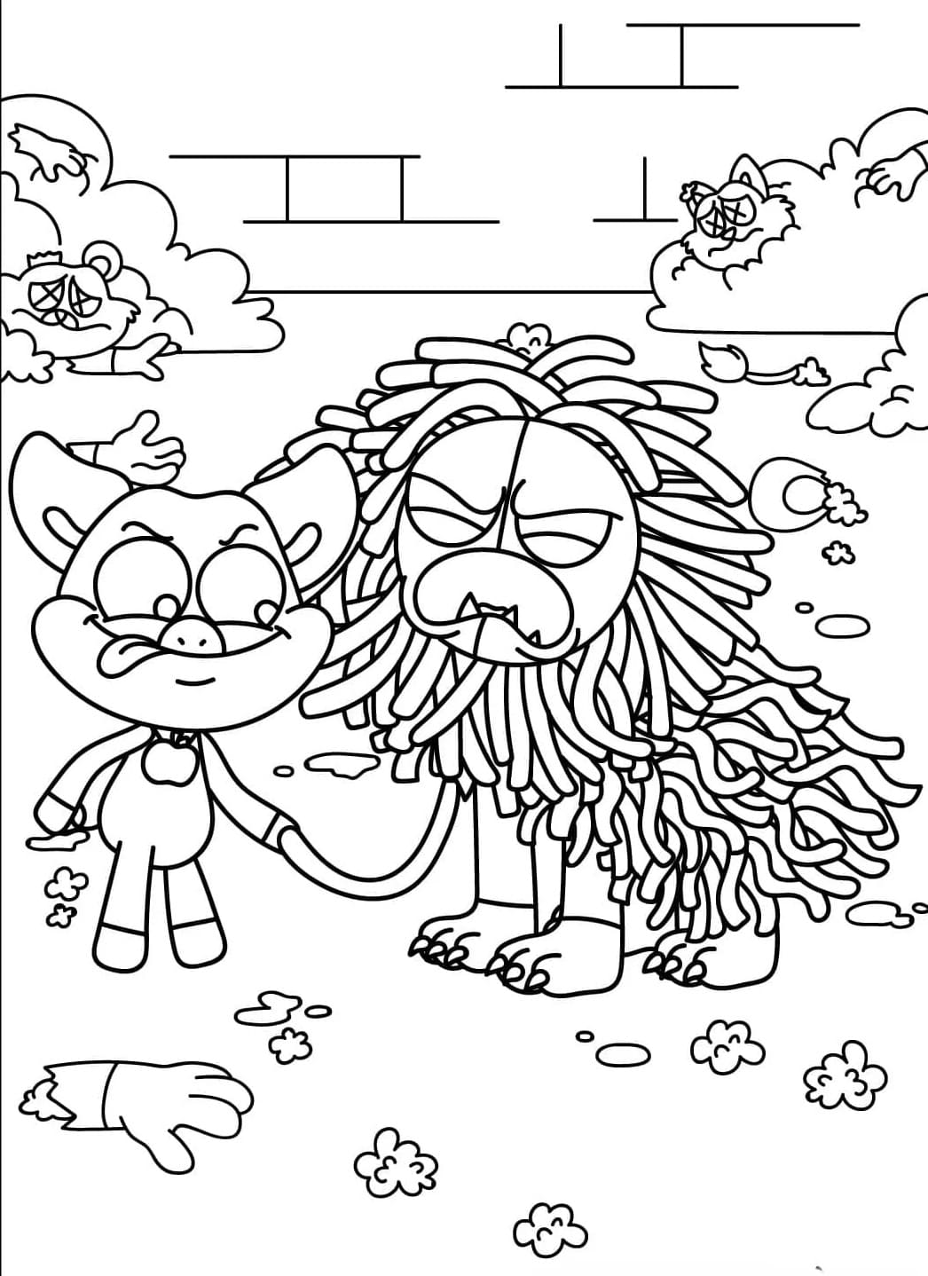 Coloriage Yarnaby drôle