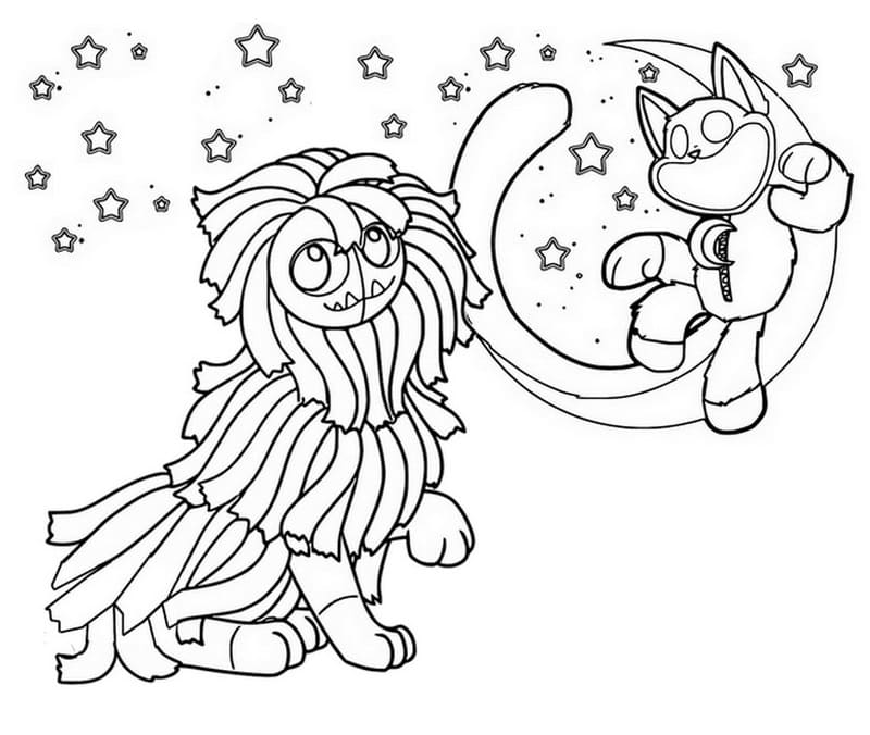 Coloriage Yarnaby gratuit Modèle à imprimer