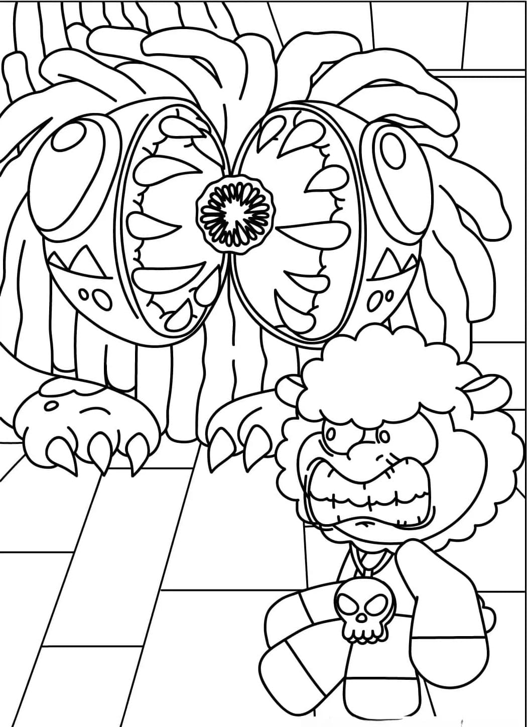 Coloriage Yarnaby imprimable pour les enfants