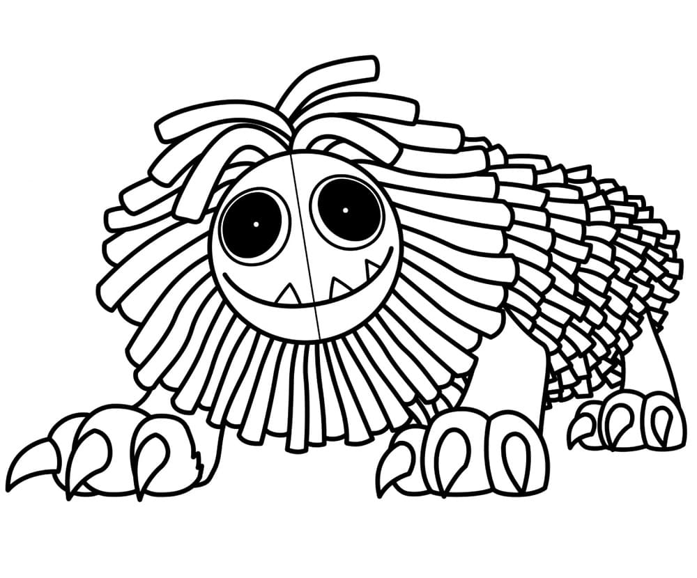 Coloriage Yarnaby imprimable