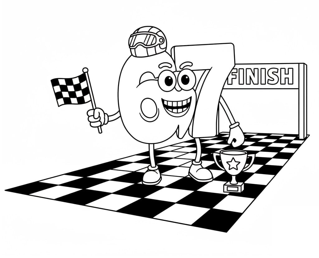 Coloriage 67 Brainrot pour les enfants de 3 ans