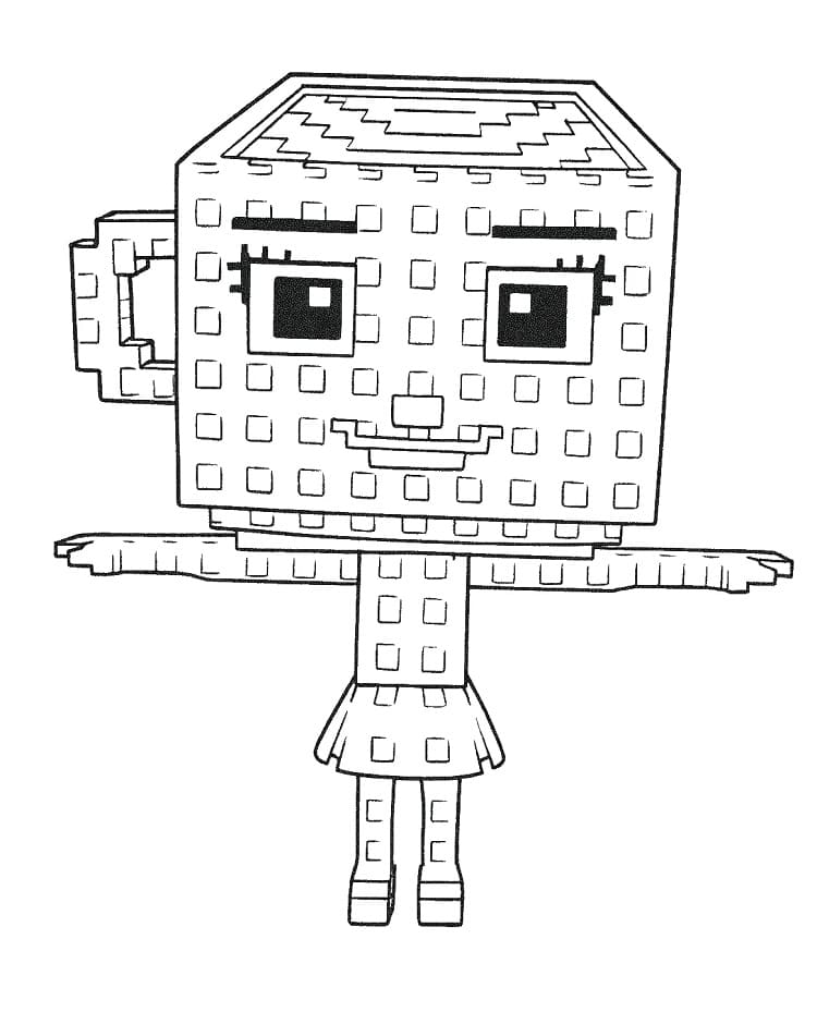 Coloriage Ballerine disparue de Steal a Brainrot