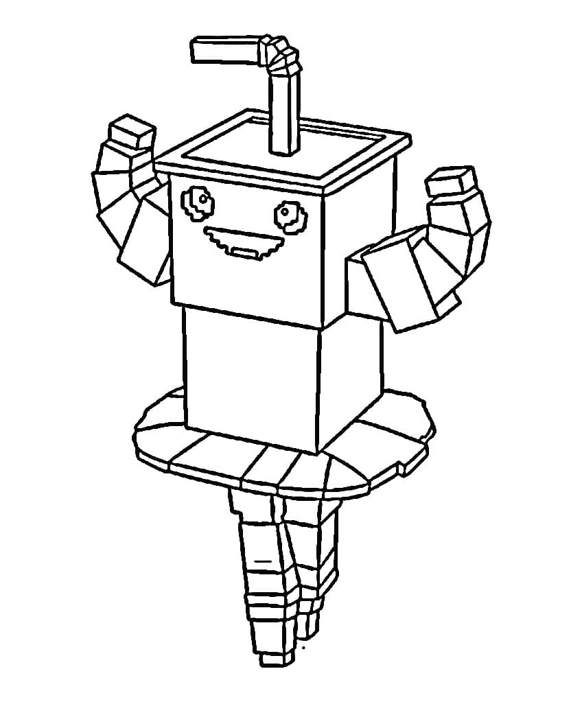 Coloriage Ballerino Lololo de Steal a Brainrot