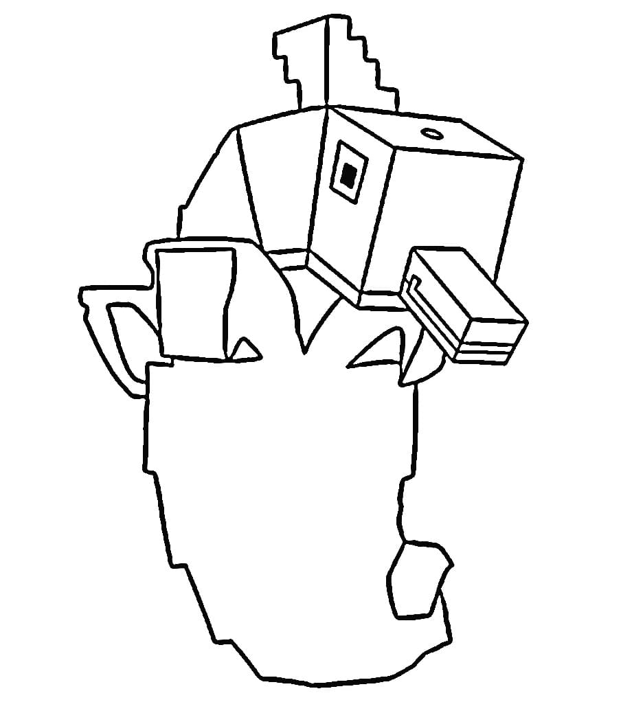 Coloriage Bananita Dolphinita de Steal a Brainrot