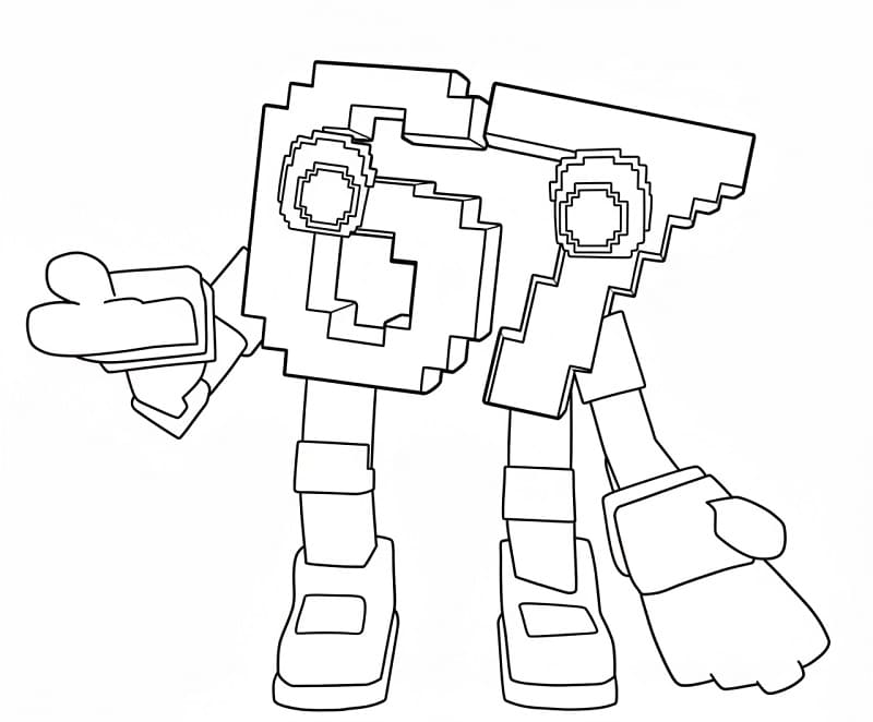 Coloriage Imprimable Gratuit 67 Brainrot Pour les Enfants