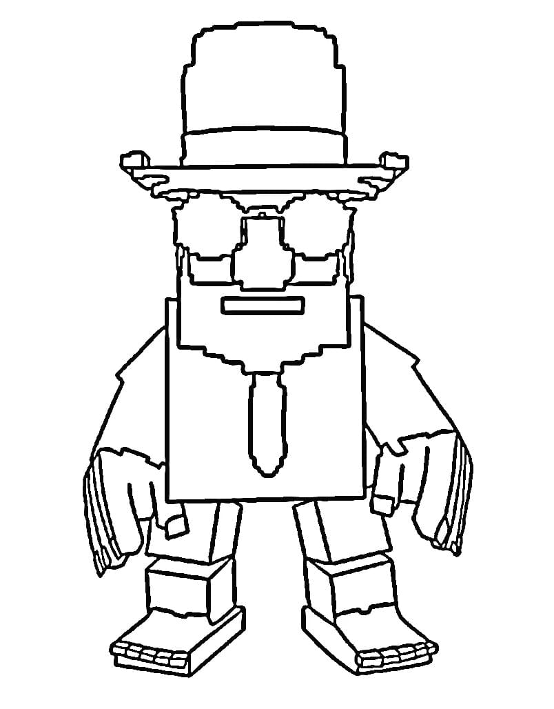 Coloriage Matteo disparu dans Steal a Brainrot