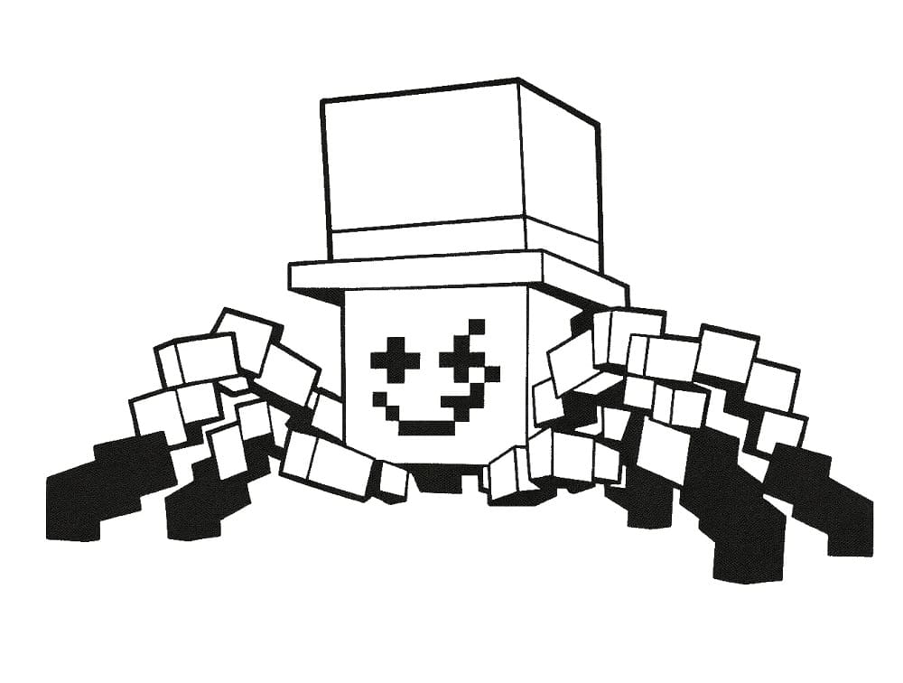 Coloriage Steal a Brainrot avec SpyderSammy