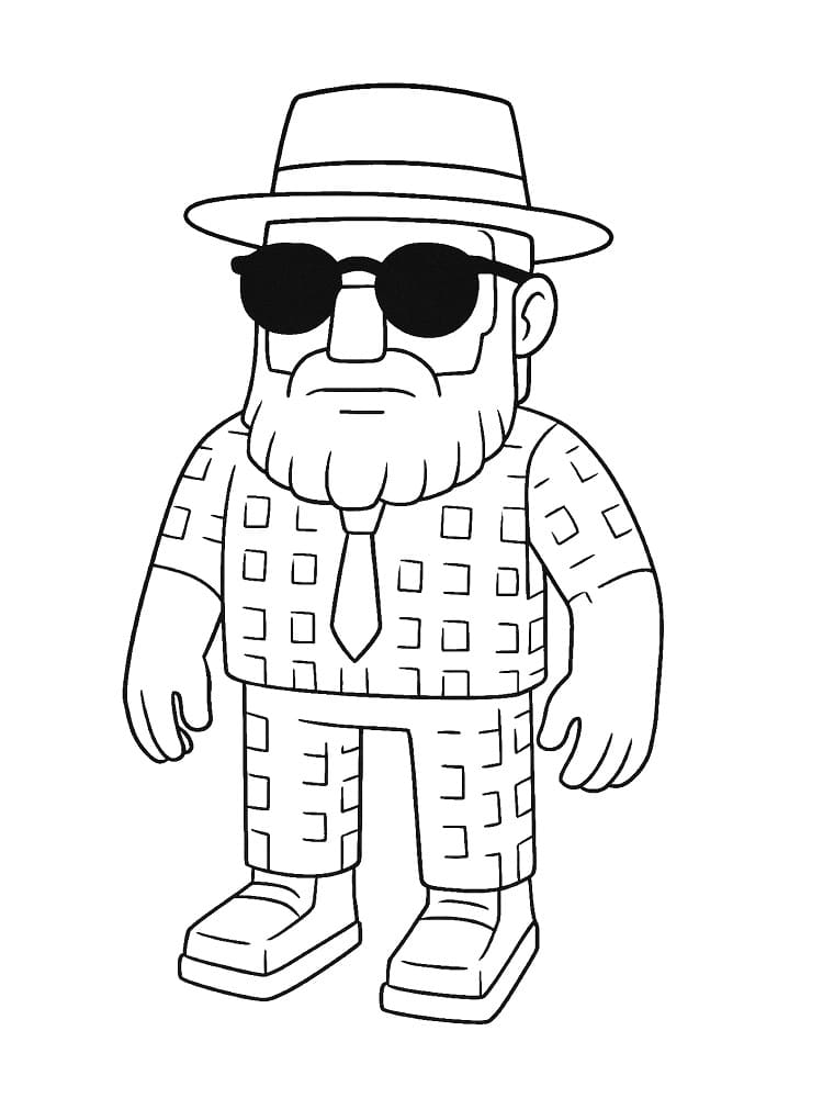 Coloriage Steal a Brainrot en version gratuite