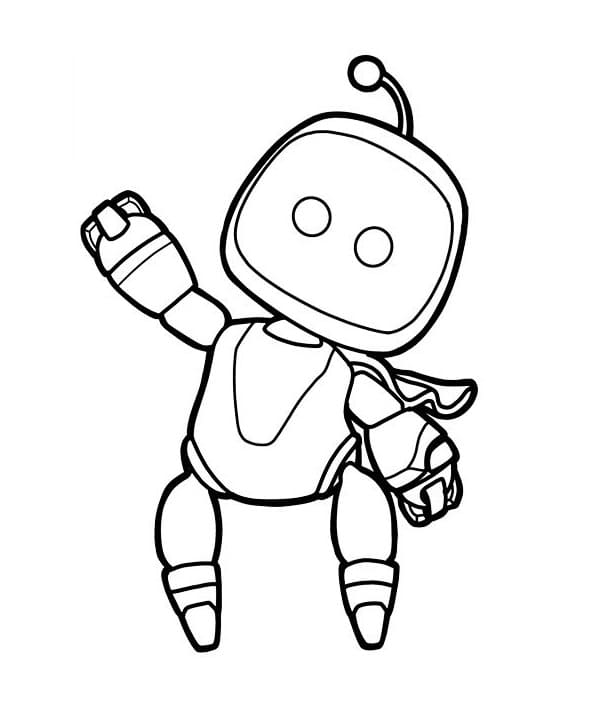 Coloriage Astro Bot Jeux