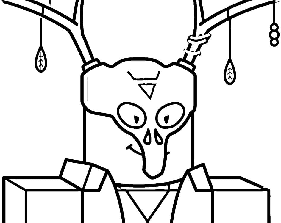 Coloriage Dessin de 99 Nuits dans la Forêt Gratuit