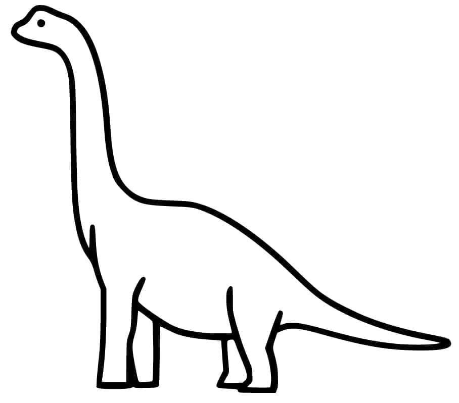 Coloriage Dessin de Brachiosaure