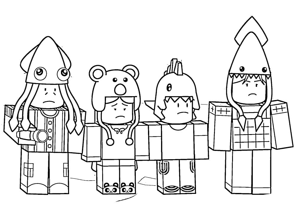 Coloriage Dessin Gratuit de 99 Nuits dans la Forêt