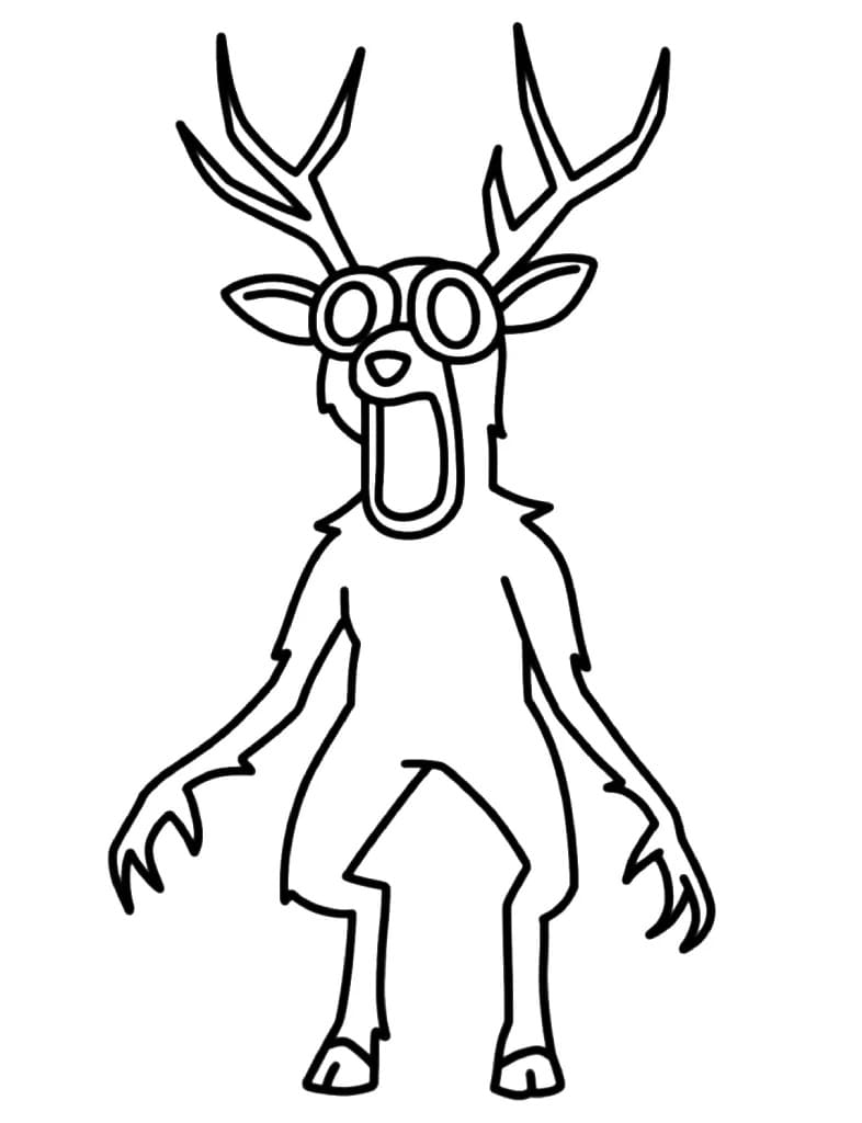 Coloriage Imprimable 99 Nuits dans la Forêt Pour les Enfants