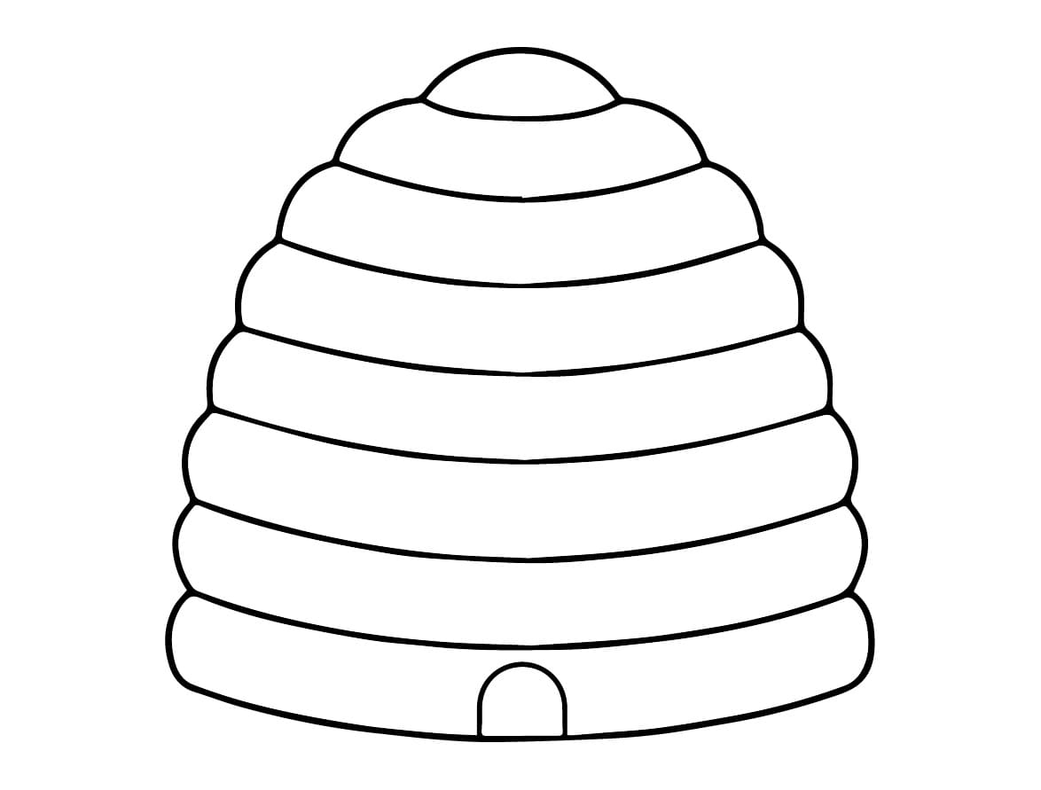 Coloriage Imprimable Ruche