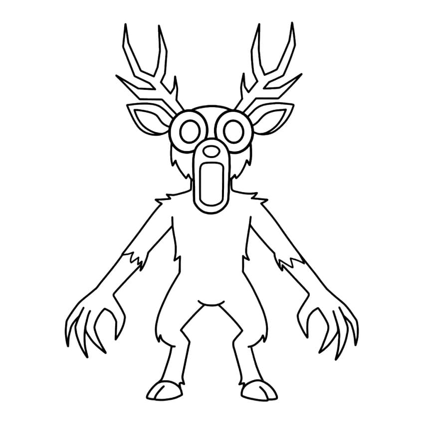 Coloriage 99 Nuits dans la Forêt