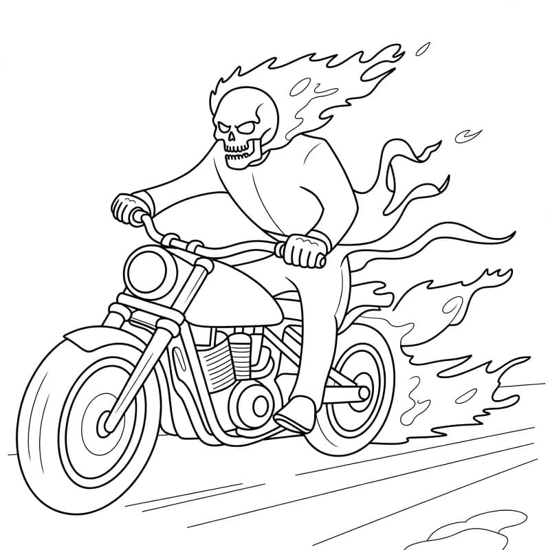 Coloriage Ghost Rider