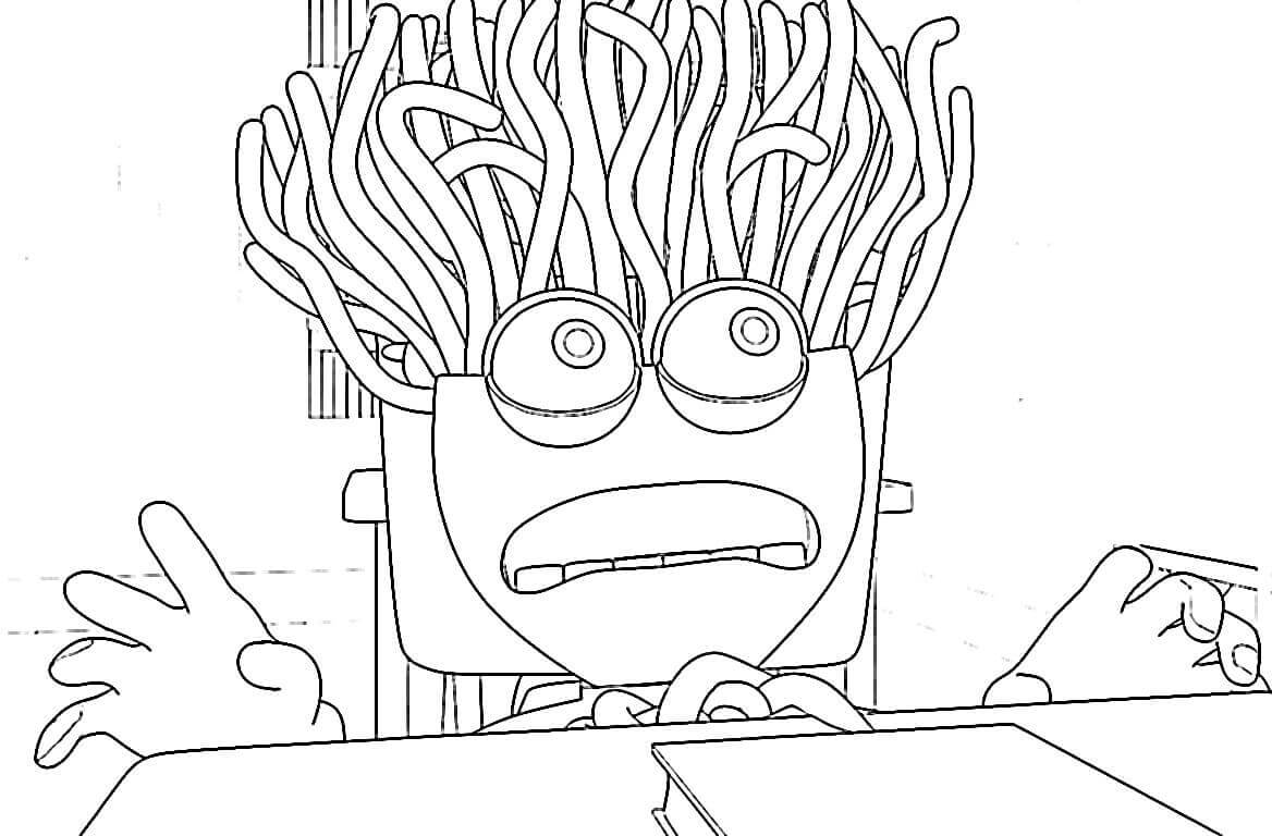 Coloriage Spaghetti Tualetti Gratuit Pour les Enfants